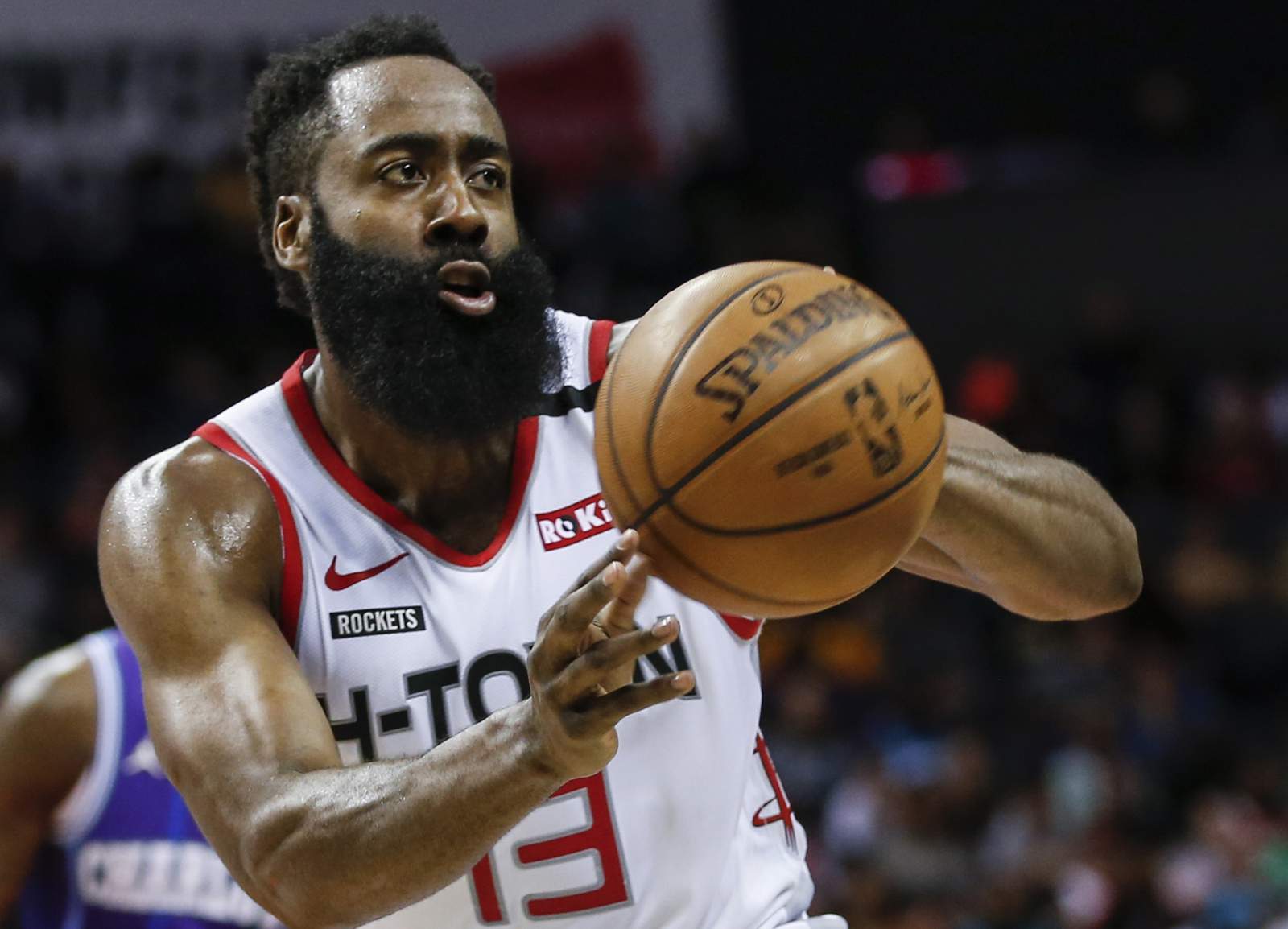 James Harden, cleared to play, makes Disney practice debut