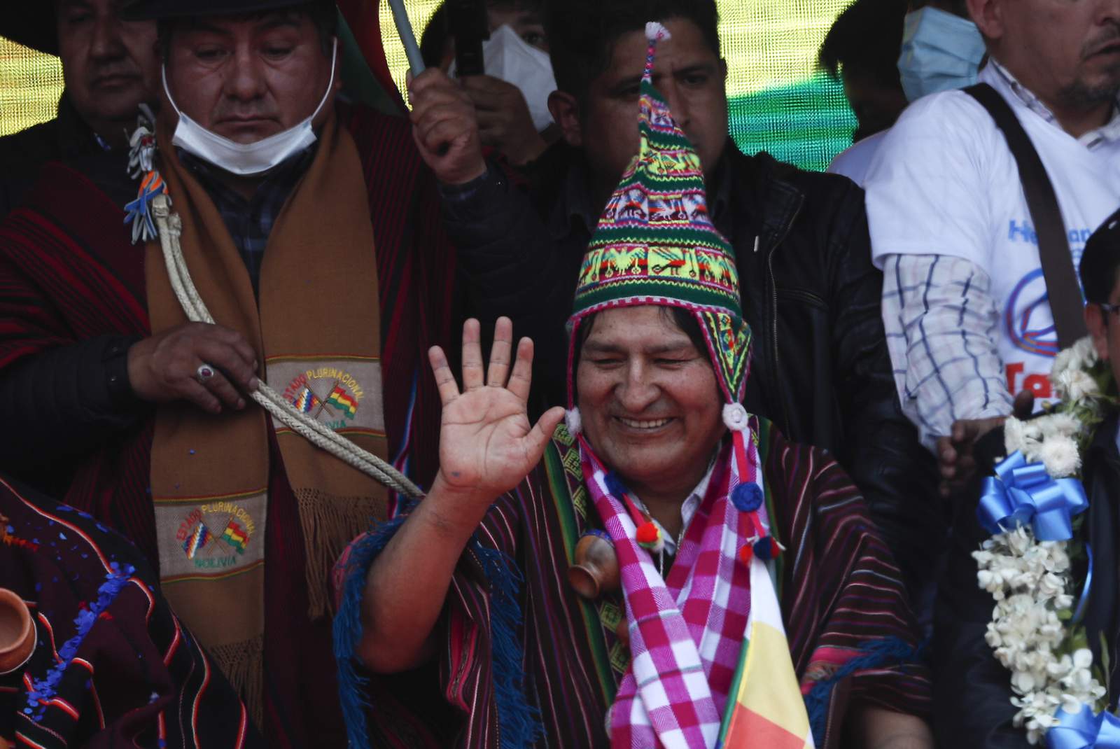 Evo Morales returns to Bolivia, ending year in exile