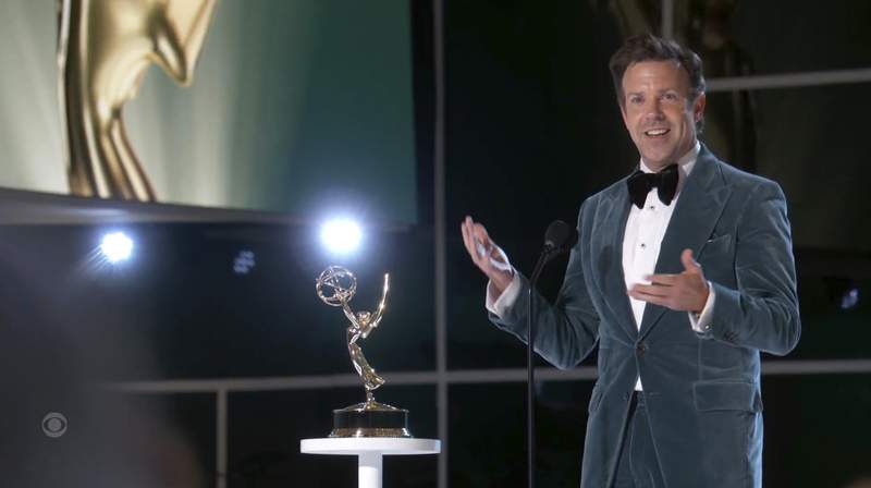 Emmys Latest: Sudeikis celebrates "big team win" for "Lasso"