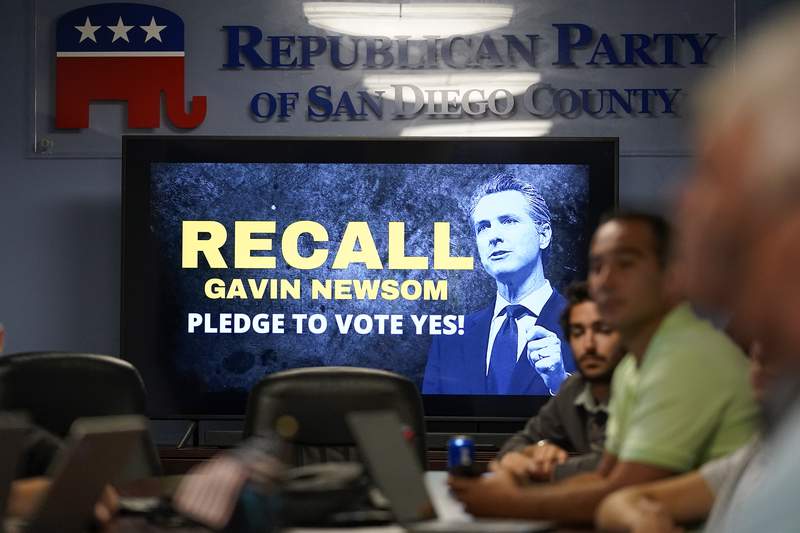 GOP pushes unfounded fraud claims before California recall