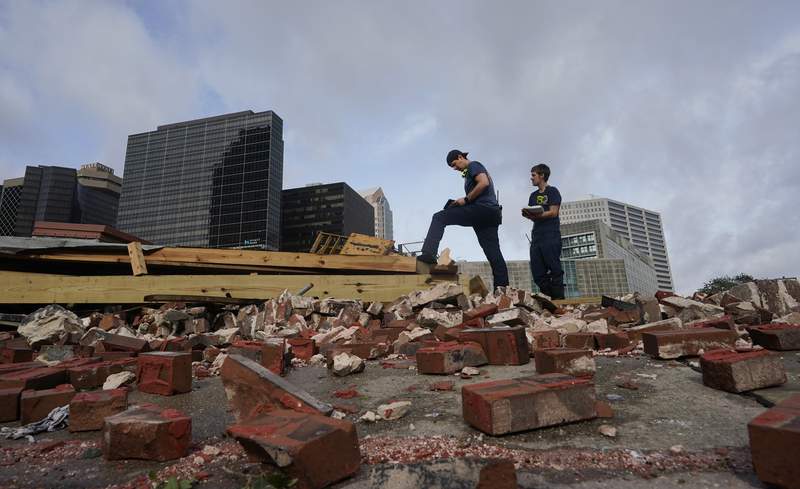 Ida topples New Orleans jazz landmark where Armstrong worked