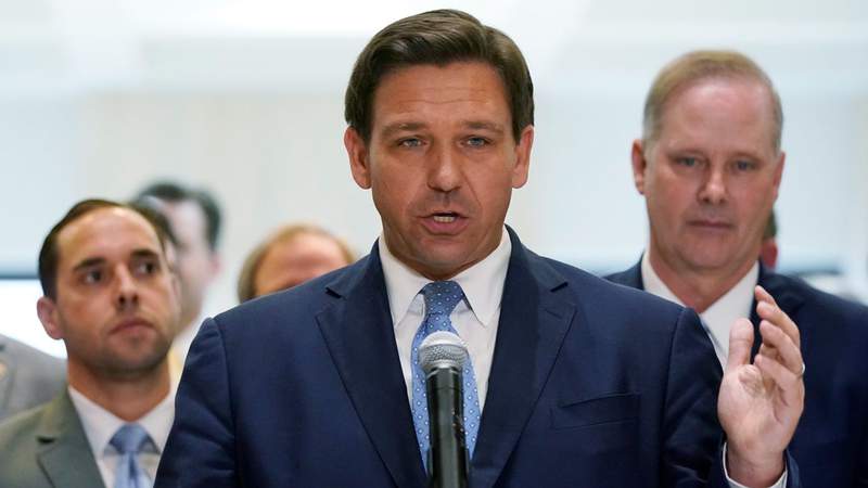 Gov. Ron DeSantis holds news conference in Hialeah Gardens