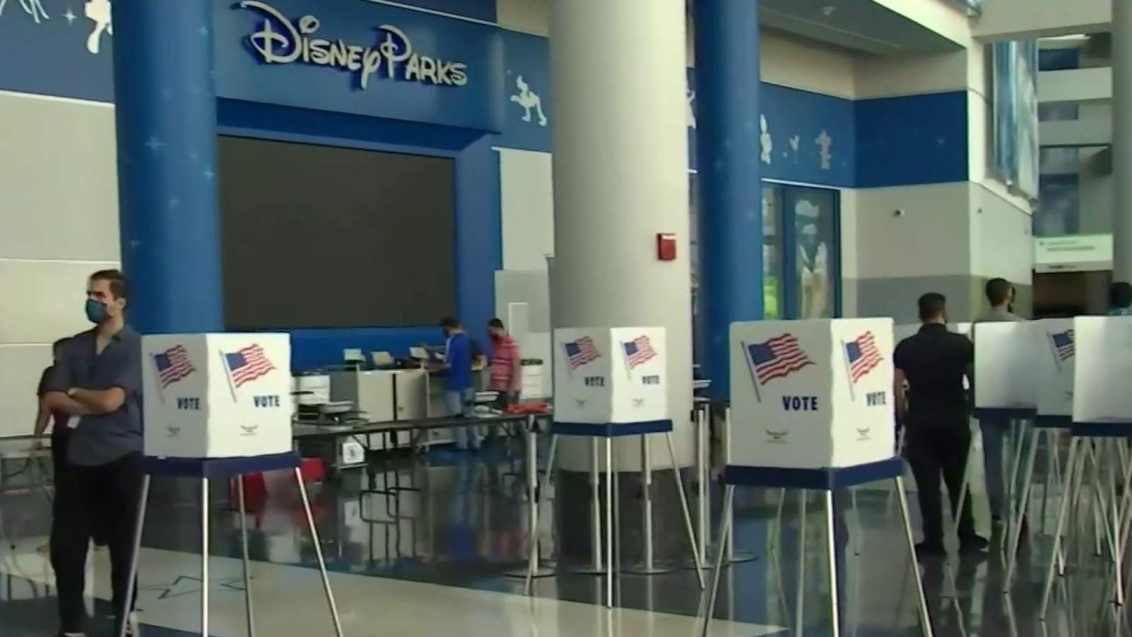 Election workers transform Amway Center into early voting site