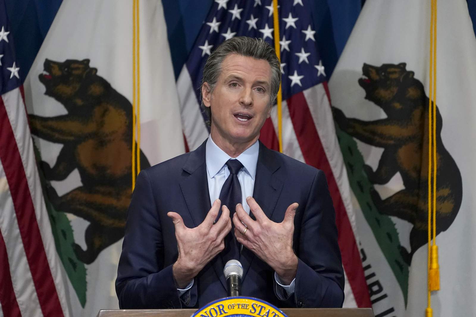 Political storms swirl around California's Newsom amid virus