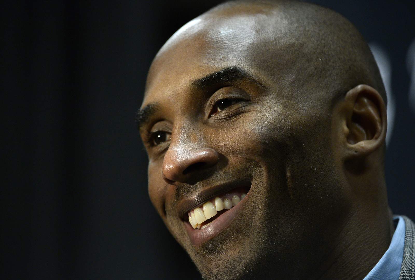 Kobe Bryant speaks in a news conference after announcing his retirement at Staples Center on Nov. 29, 2015.