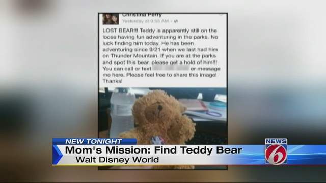 Central Florida mom searches for daughter’s teddy bear