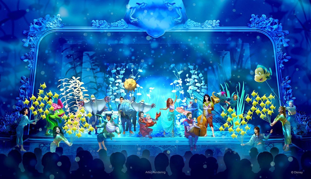 Disney Cruise Line shares details about ‘Little Mermaid’ show on Disney Wish