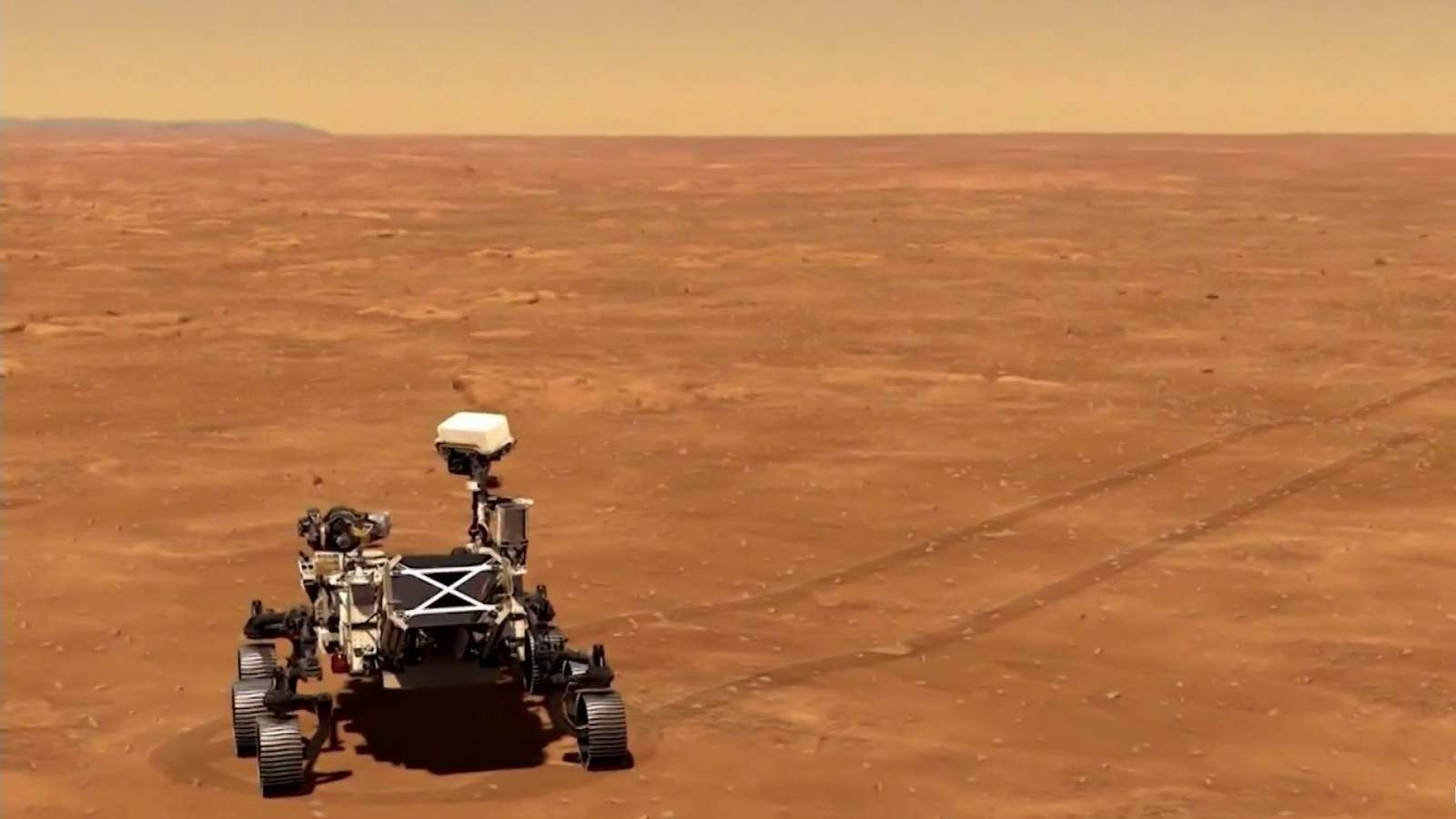 Photos show NASA’s Mars rover coming in for landing