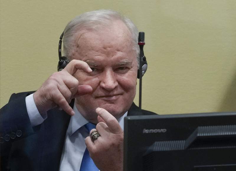 Bosnian Serb commander Ratko Mladic loses genocide appeal