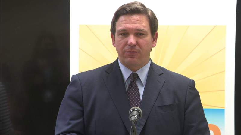 WATCH LIVE: Gov. Ron DeSantis holds news conference in Pasco County