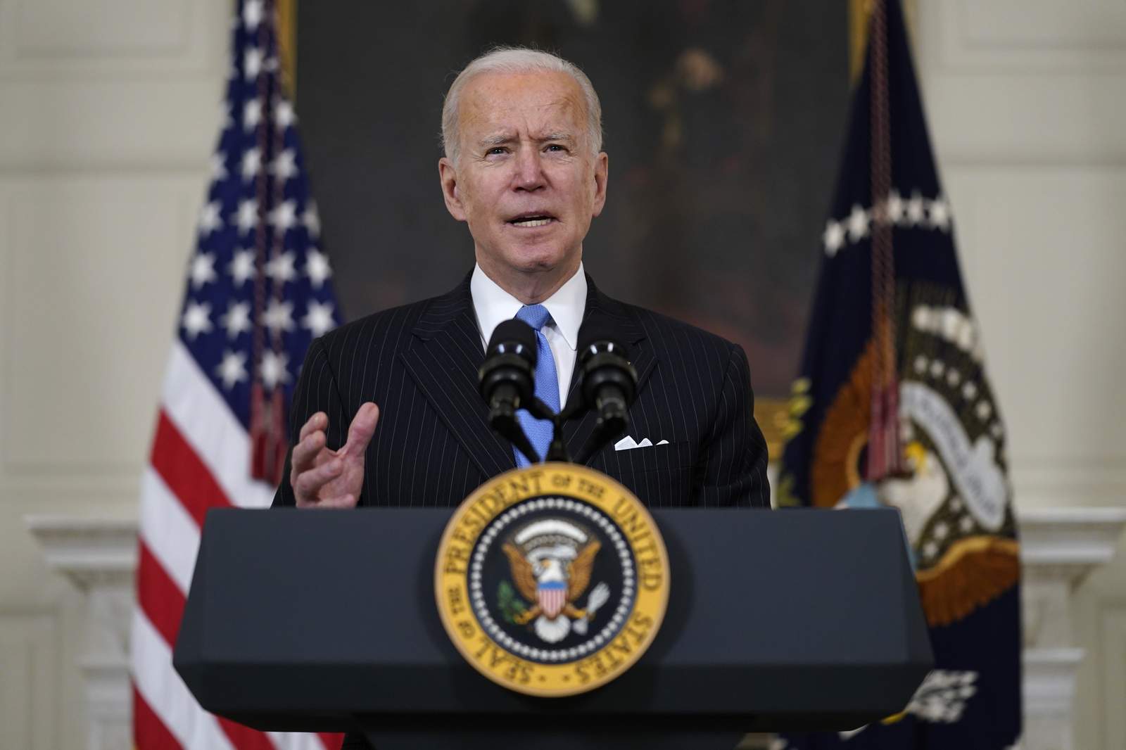 President Biden vows enough vaccine for all US adults by end of May