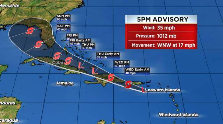 TRACK, MODELS, UPDATES: System in Atlantic develops into Tropical Storm Fred