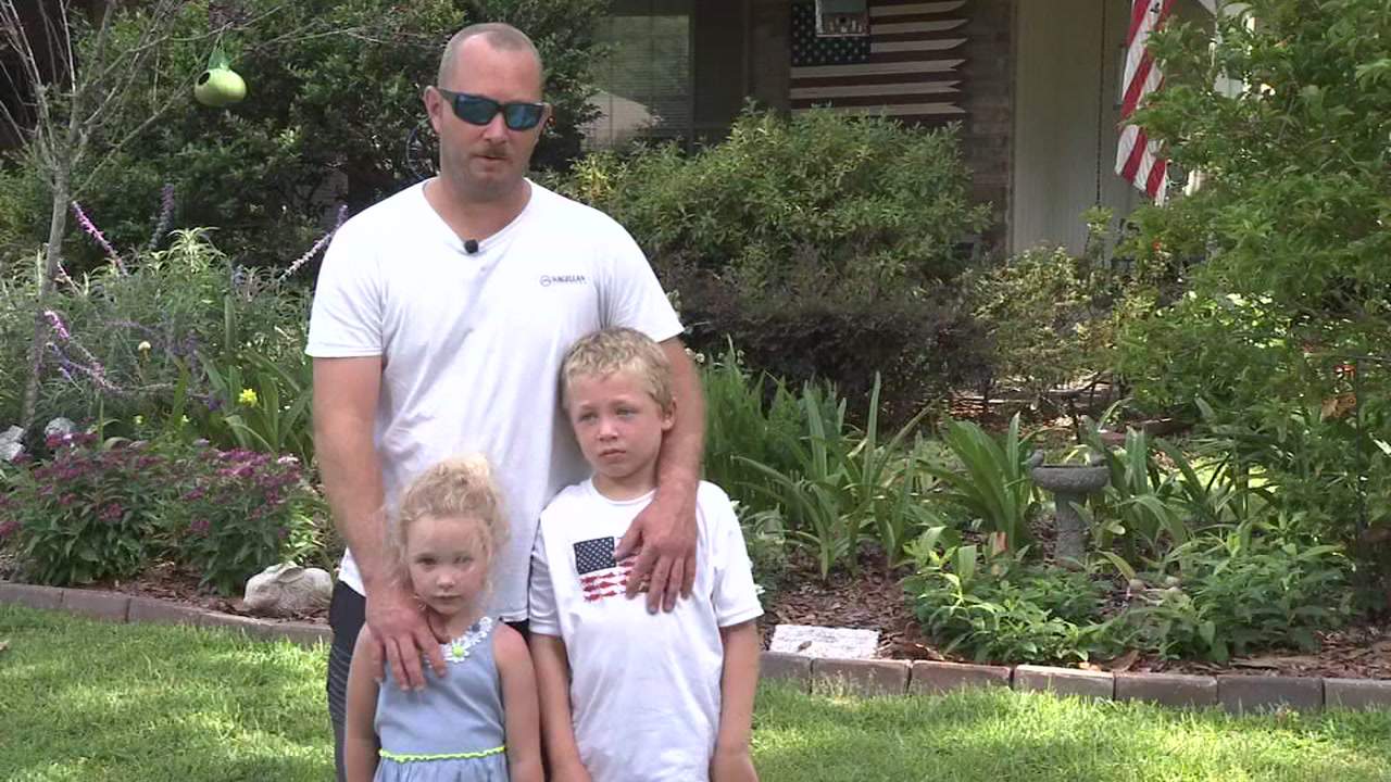 Steven Poust and his kids survived a harrowing incident on the St. Johns River on Friday.