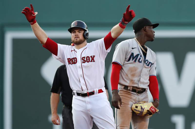 Red Sox beat sloppy Marlins 5-3 for 5th straight win
