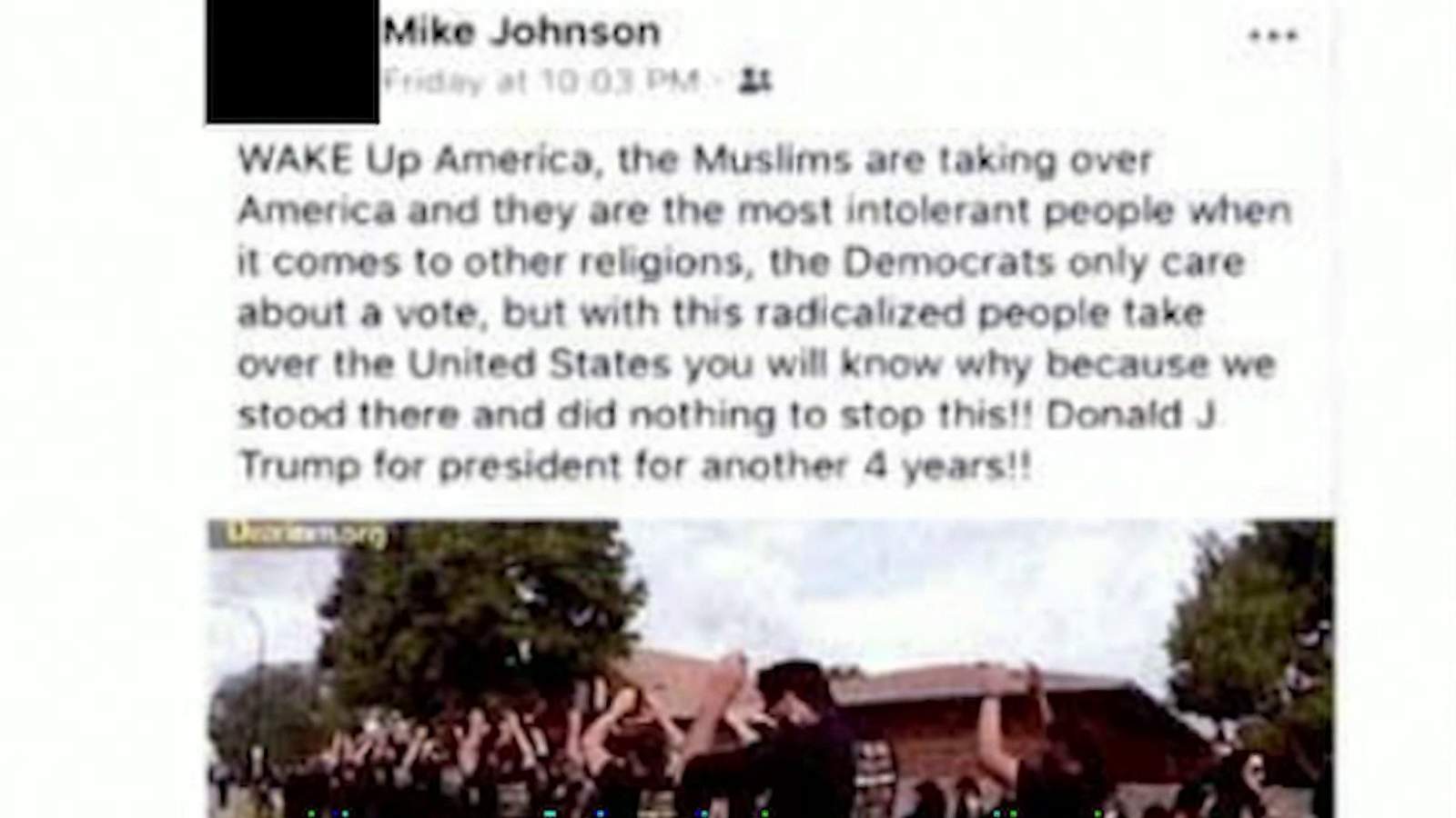 Orange County deputy suspended for Facebook post about Muslims