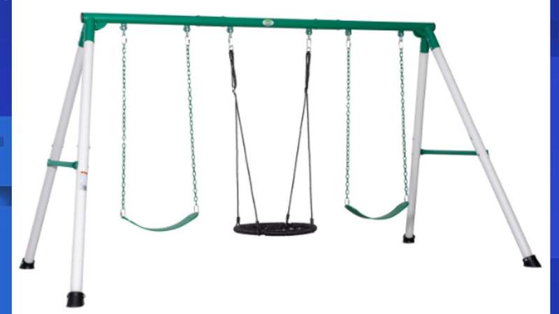9,000 swing sets recalled due to possible faulty attachment