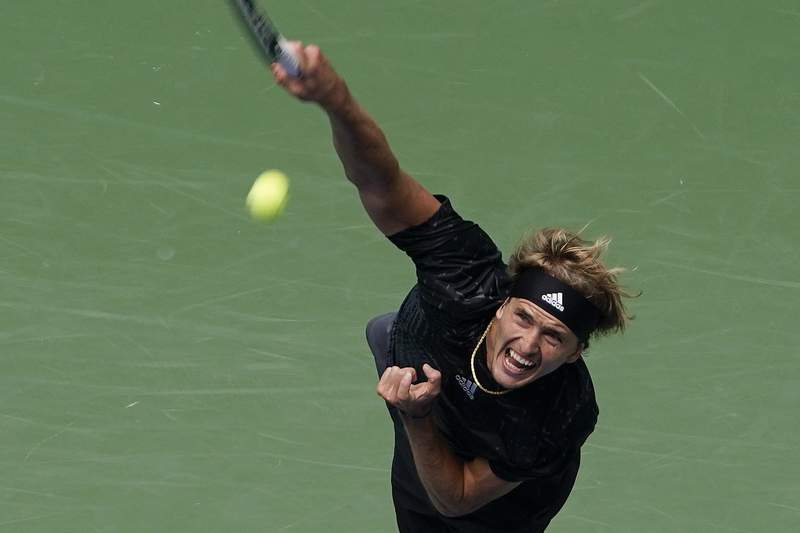 The Latest: Gold medalist Zverev wins quick opening match