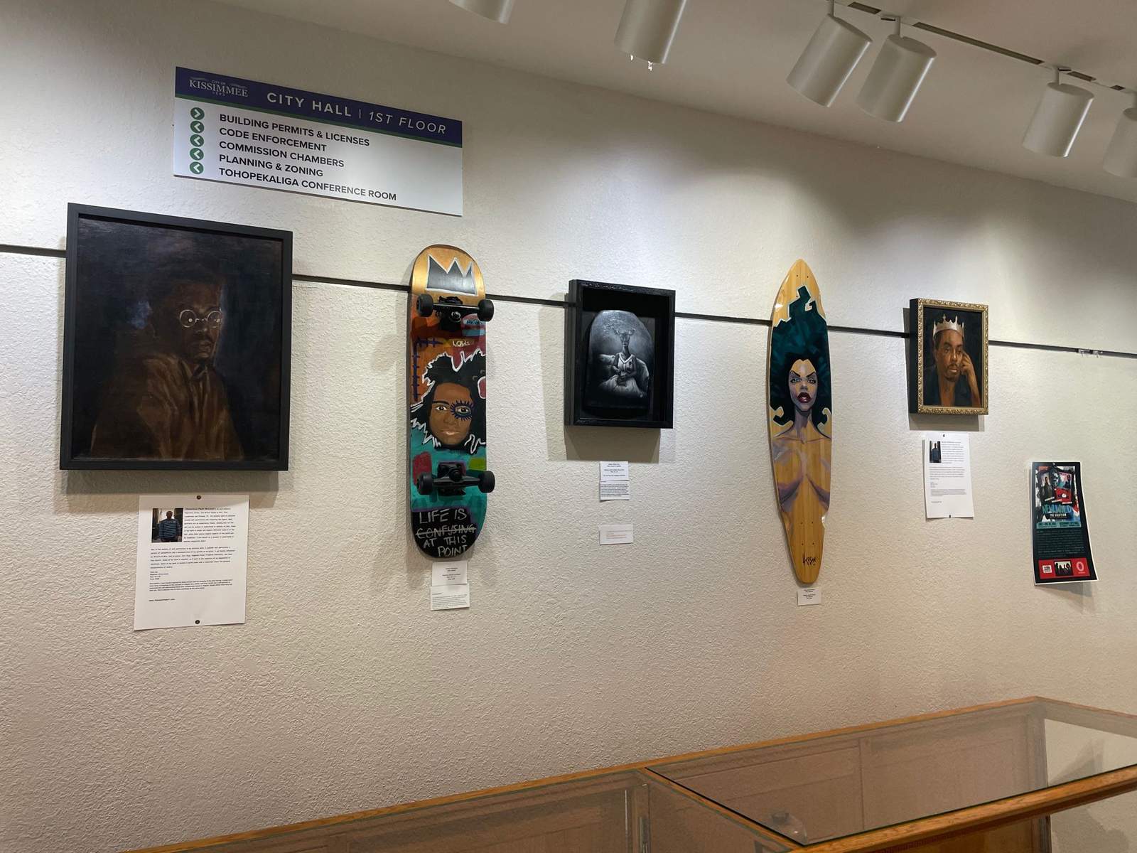 Kissimmee city hall features artist group working to diversify art exhibits in Central Florida