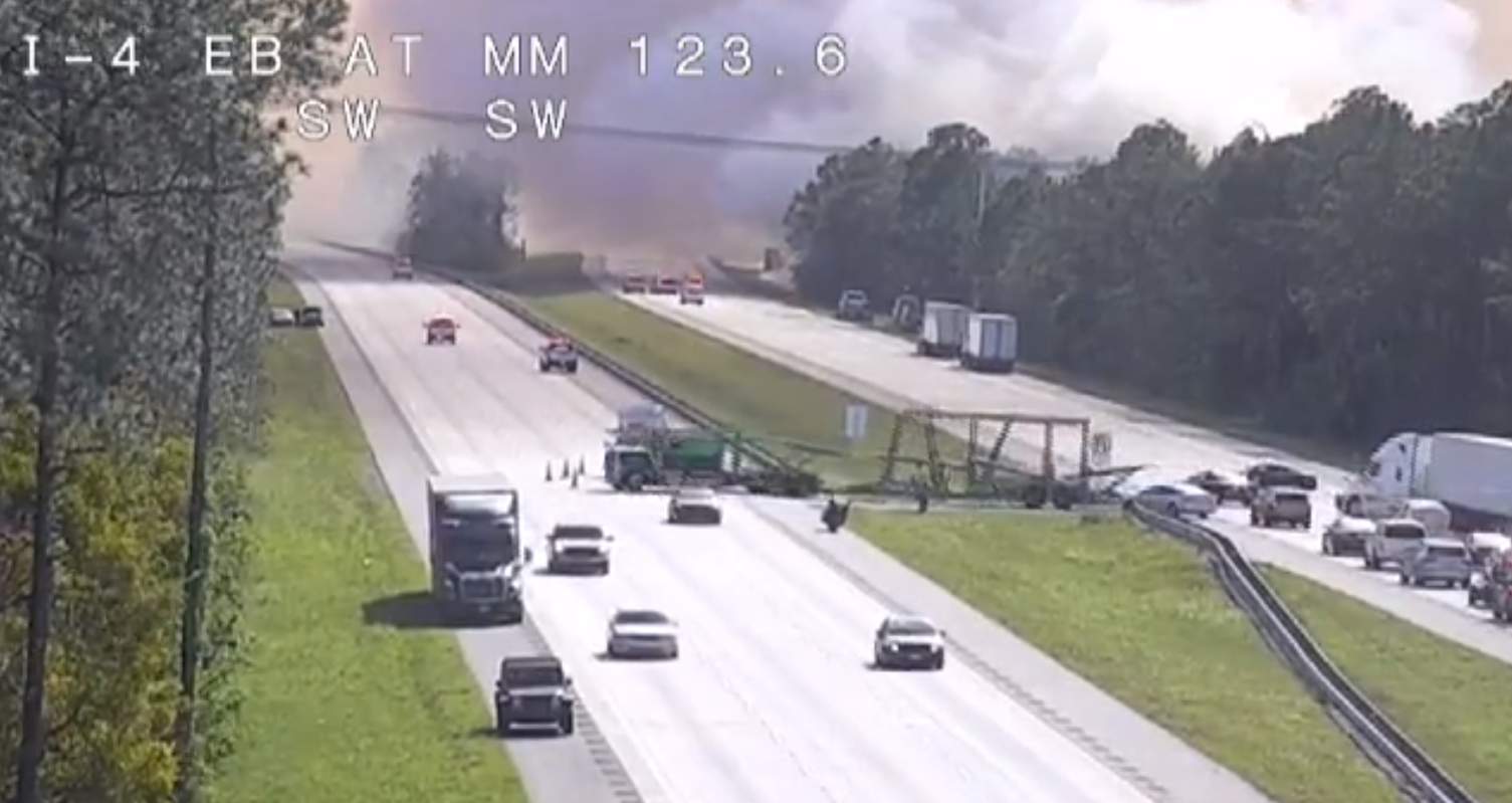 I-4 reopens in Volusia County after wildfire shut down interstate