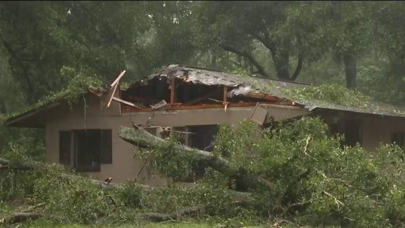 Couch children sleep on had just been moved before tree crashed through living room