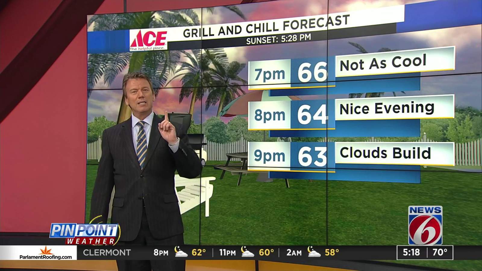 Cold start gives way to nice day in Central Florida