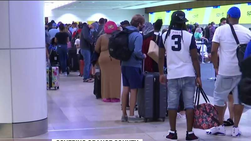Spirit cancels 227 flights, stranding hundreds at Orlando airport