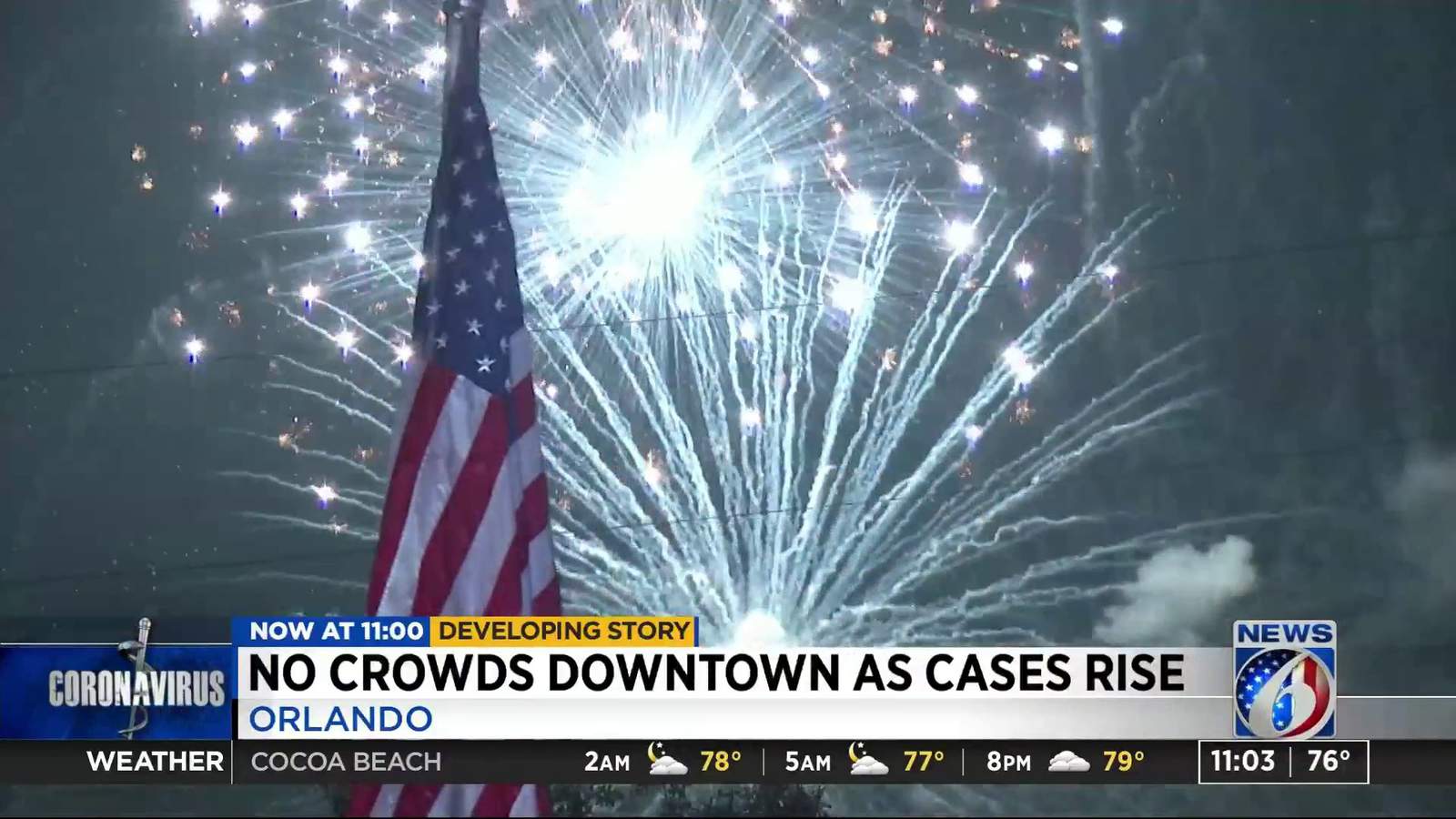 No Fireworks In Downtown Orlando But Some Areas Still Celebrated