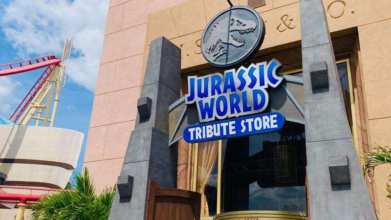 Universal announces opening date of new Jurassic World Tribute Store