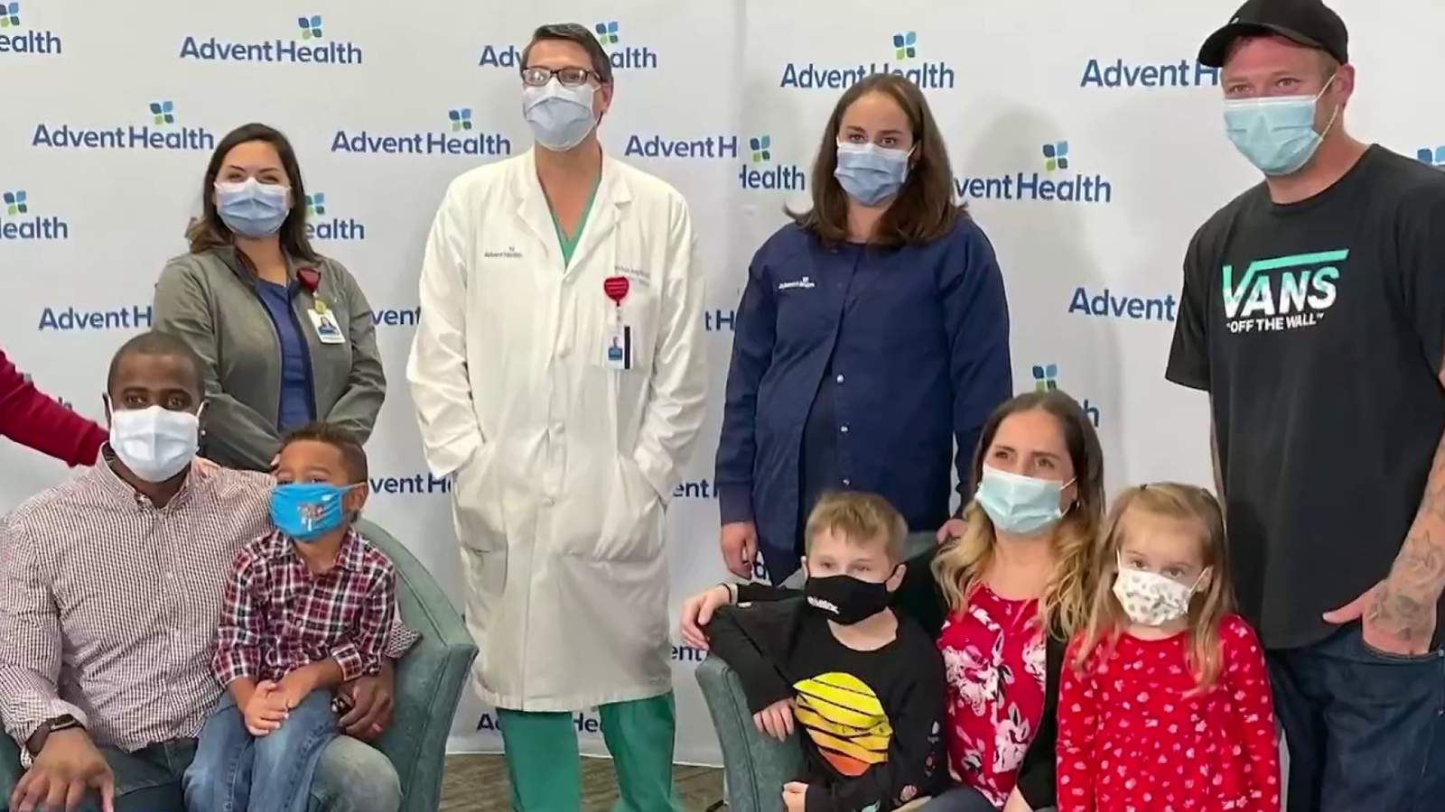 Central Florida families meet for first time after paired kidney donation