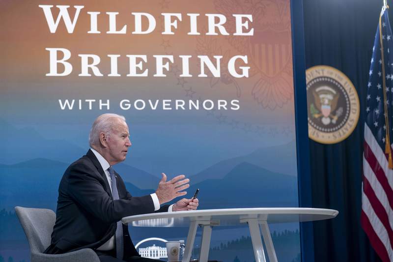 Biden sees shortages to stop climate-change fueled wildfires