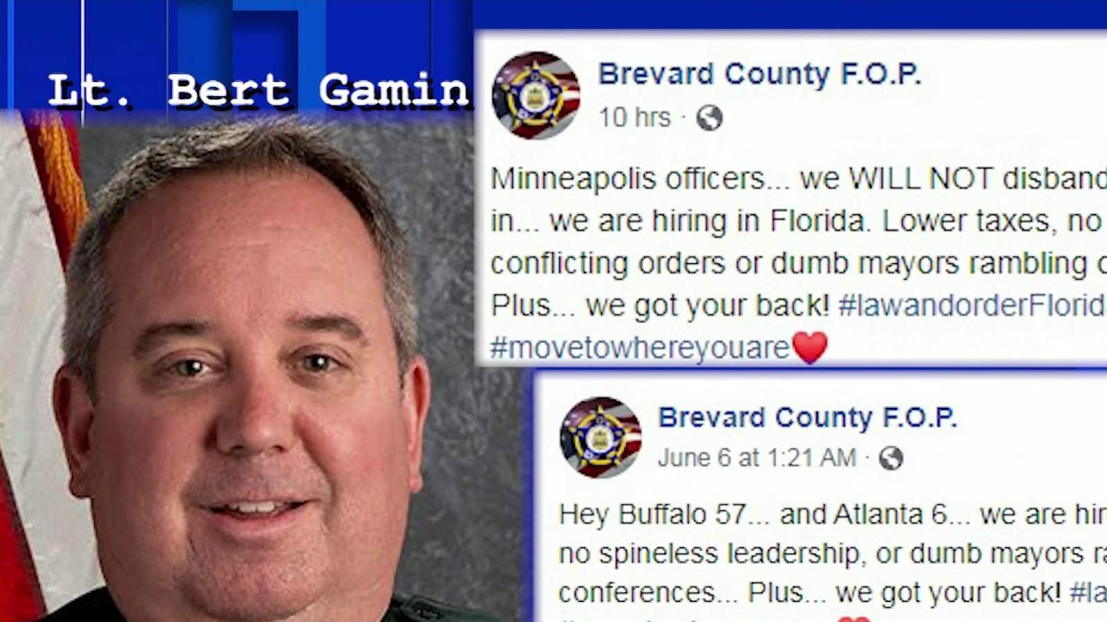 ‘Huge embarrassment:’ Embattled Brevard County lieutenant resigns over controversial Facebook post