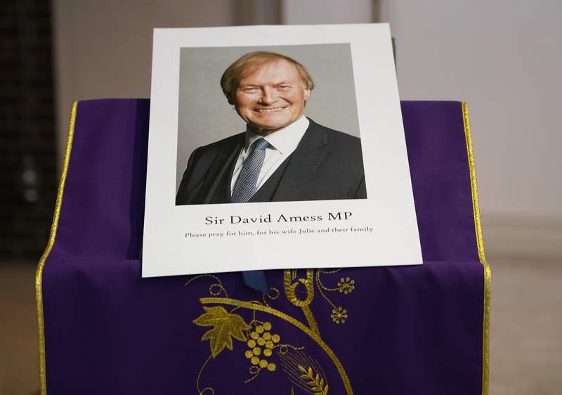 UK lawmaker stabbed to death during meeting with constituents at church