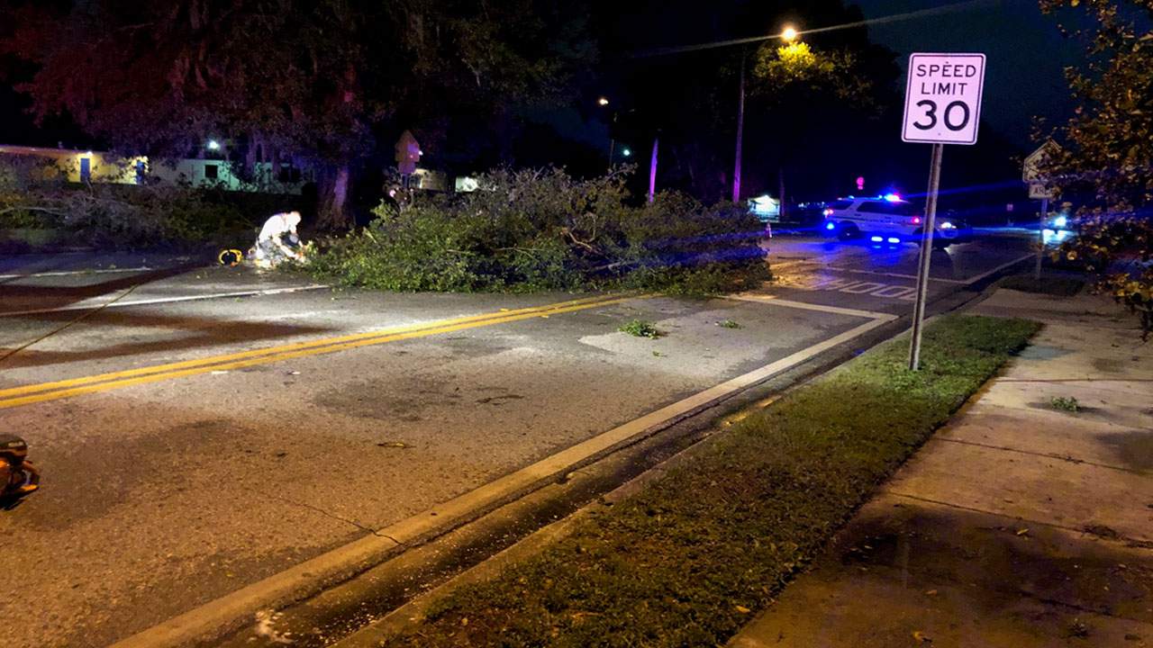 3,000 customers without power in Central Florida after storm moves through area
