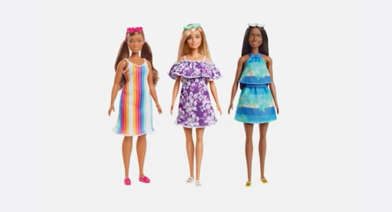 New line of Barbies made from recycled plastic