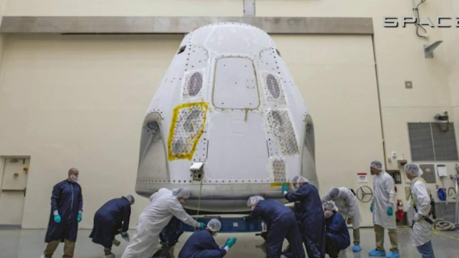 SpaceX Crew Dragon spacecraft arrives in Florida ahead of first astronaut flight
