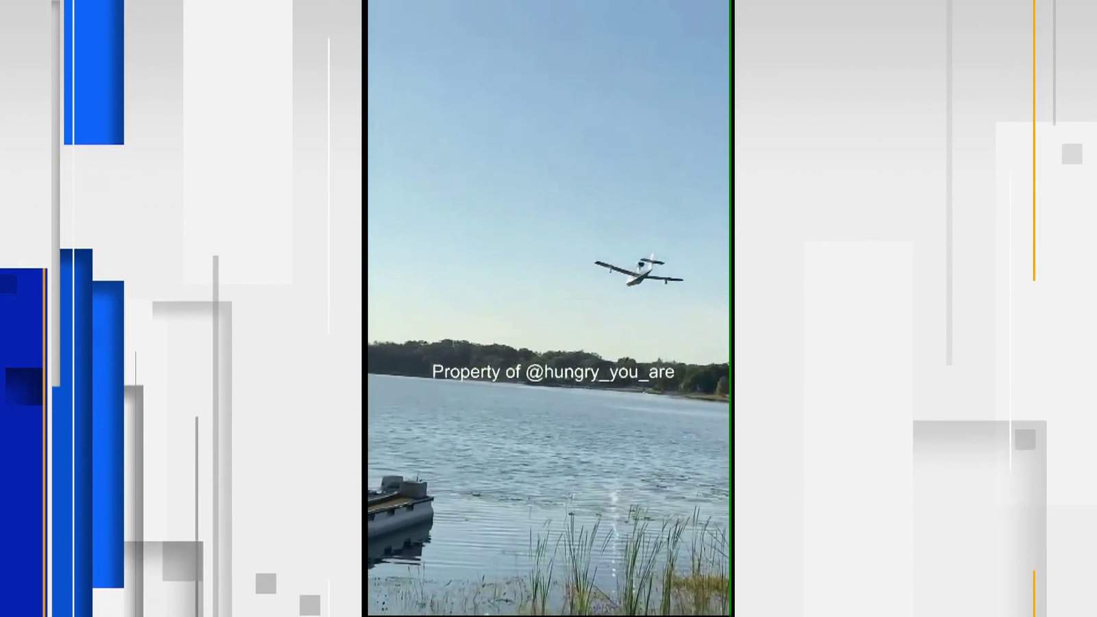 Witness shares video of plane crashing into Lake Hiawassee