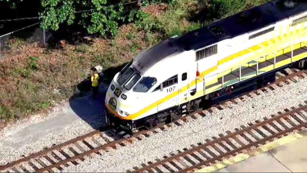 Pedestrian hit by SunRail train while walking on tracks in Orlando