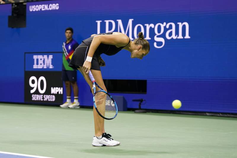 The Latest: Pliskova saves match point to win at US Open